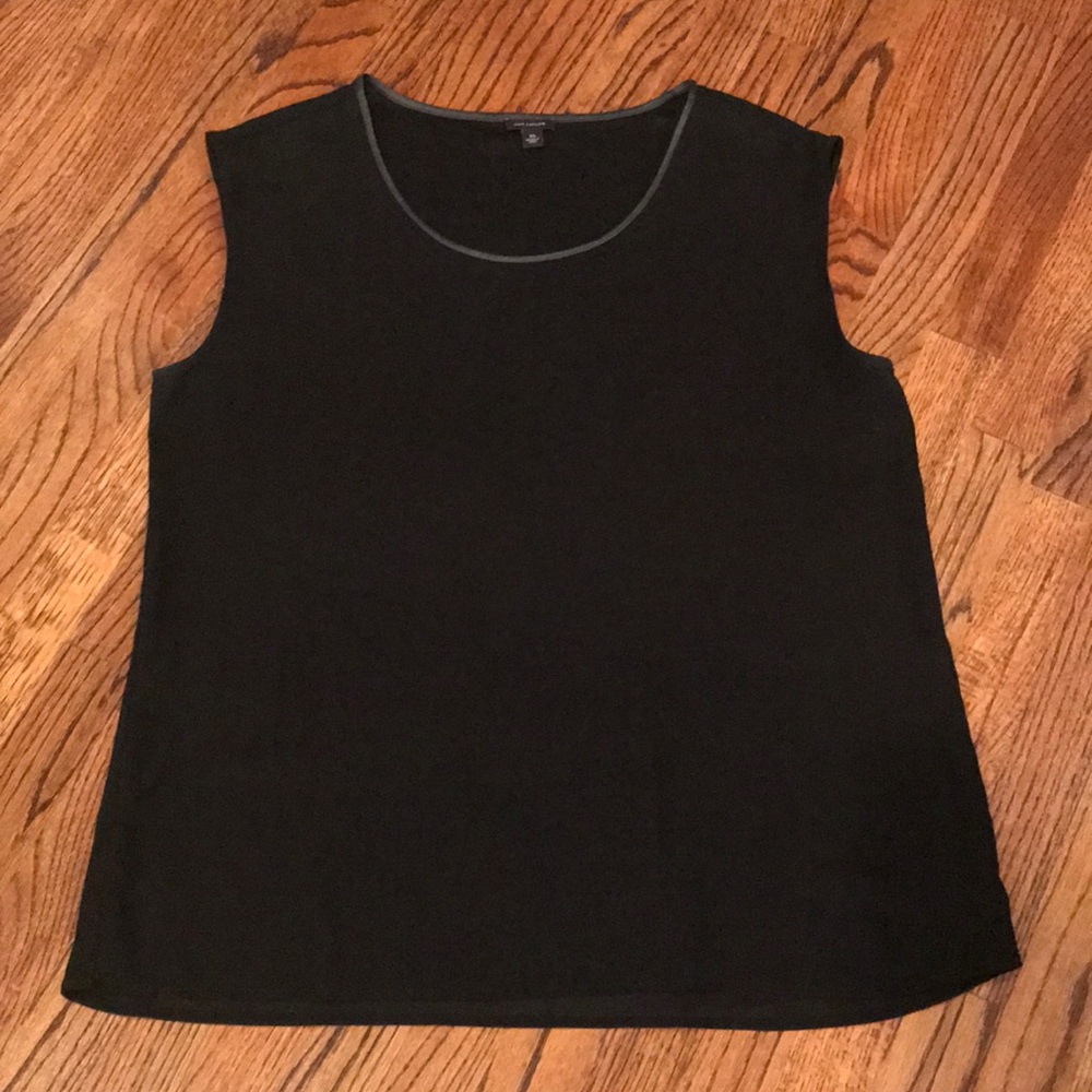 Ann Taylor Black Silk Shell
